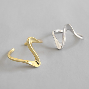 S925 minimalista argento 925 anelli gioielli <span class=keywords><strong>donna</strong></span> regolabile - Product Image 2