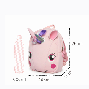 Zaino <span class=keywords><strong>Unicorno</strong></span> Super Carino per Bambine, Borsa Scolastica con Motivo Cartoonesco per il Ritorno a Scuola - Product Image 2