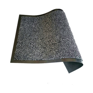 Gris de interior al aire libre de <span class=keywords><strong>la</strong></span> puerta de entrada alfombra piso tierra barrera Mat zapato Scrapr felpudo - Product Image 2