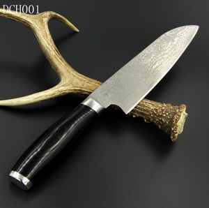 Cuchillo de Chef Damasco japonés de 12,4 pulgadas <span class=keywords><strong>Santoku</strong></span> de forja de acero japonés para uso en la cocina - Product Image 2