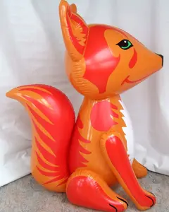 PVC giant inflatable fox สำหรับโฆษณา