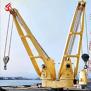 Sea ina Boom telescopic Sea boat crane hydraulic - Product Image 6