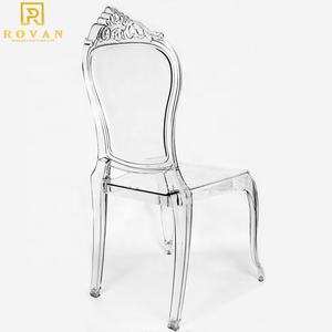 Silla Prince, resina PP, acrílico transparente, cristal transparente, boda, Princesa, <span class=keywords><strong>Bella</strong></span>, silla para comedor - Product Image 2