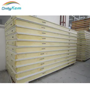 Camlock polyurethane cold room insulation sandwich panel