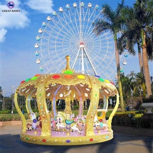 Clásica <span class=keywords><strong>de</strong></span> interior al aire libre, equipo del parque <span class=keywords><strong>de</strong></span> atracciones juegos eléctrica mini caballos <span class=keywords><strong>de</strong></span> carrusel venta paseo - Product Image 4