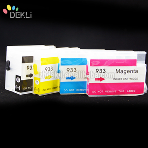 Cartouche d'encre 4 couleurs pour <span class=keywords><strong>HP</strong></span> <span class=keywords><strong>Officejet</strong></span> 7510 <span class=keywords><strong>HP</strong></span> <span class=keywords><strong>Officejet</strong></span> <span class=keywords><strong>7512</strong></span> Cartouche d'encre rechargeable avec puce de réinitialisation automatique - Product Image 1