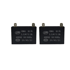 2,5 mikrofarad MPP wiring diagram fan capacitor cbb61 capacitor <span class=keywords><strong>3</strong></span>,5 UF 450 v 12 UF for engine start 8 UF - Product Image 1