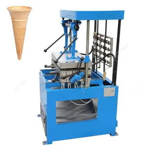 Industri Wafer Biscuit Wafer Mesin Pembuat Cone Es Krim Wafer Kerucut Mesin