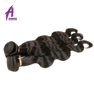 100% por ciento original prima pelo virginal brasileño 7A grado, templo Remy cabello humano con pelo - Product Image 3