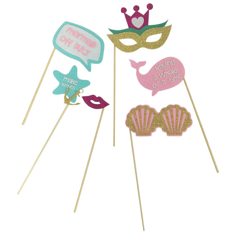 Пользовательские OEM Свадебный День Рождения Декор Русалка фото стенд реквизит для вечеринки