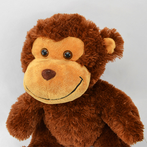 De diseño de moda nuevo estilo de peluche de juguete animal de peluche sonriendo <span class=keywords><strong>mono</strong></span> con gafas - Product Image 6
