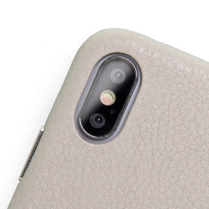 De diseño de moda cubierta protectora de cuero real móvil cubierta del teléfono para el iPhone Xs. - Product Image 6