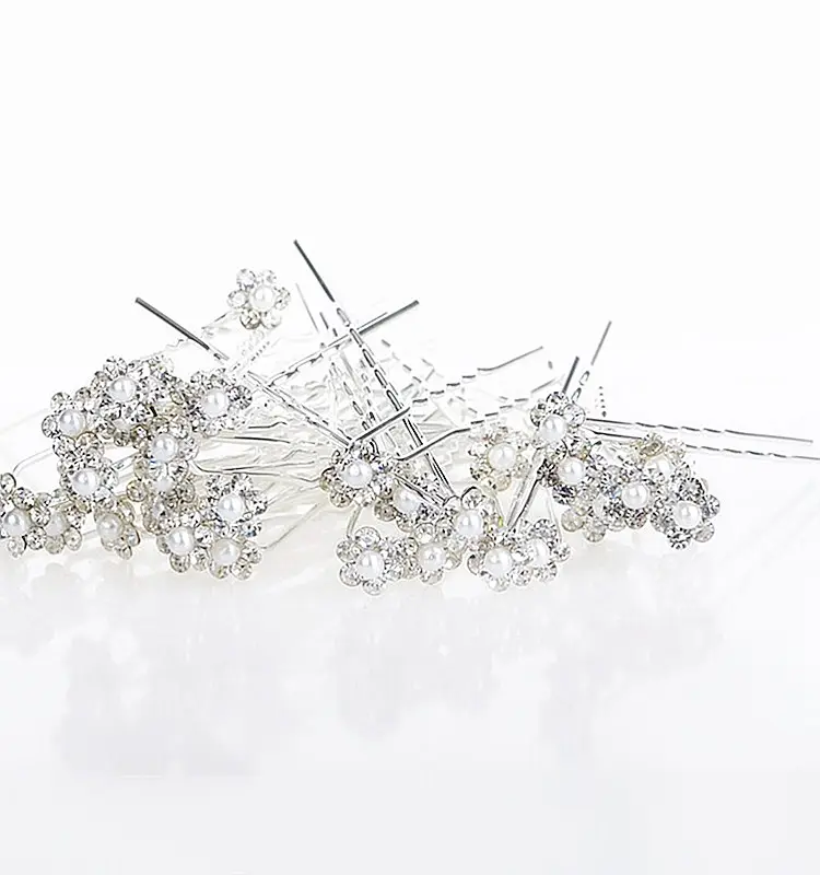 2019 Cheap Wholesale Hair Pins Accessories Pearl Flower Bridal Hairpins Wedding Hair Pins