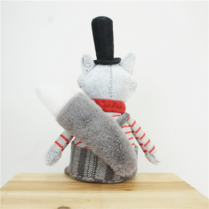 De Navidad de peluche de felpa muñecas de tela de peluche de animal de <span class=keywords><strong>préstamo</strong></span> fox par juguete de decoración de Navidad - Product Image 6