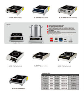 Cafétéria équipement de cuisine <span class=keywords><strong>pas</strong></span> cher électrique bobine de cuisson, 3000 watts commercial cuisinière à induction - Product Image 3