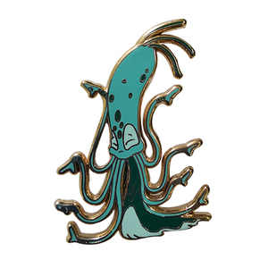 Werbe Nette Tier Octopus Harte Emaille Abzeichen Hersteller - Product Image 1