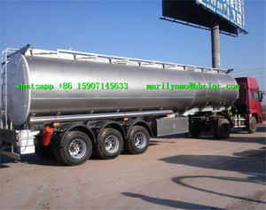 <span class=keywords><strong>Marca</strong></span> nueva DALI 3 ejes 25000-60000 litros de acero de aluminio de aceite Diesel camión cisterna de combustible tanque Semi <span class=keywords><strong>remo</strong></span> - Product Image 6