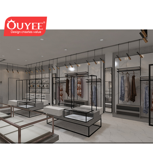 Pajangan Toko Garmen Wanita, Desain Interior Toko Garmen Perempuan untuk Butik Mebel Kelas Atas - Product Image 4