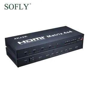 5,1 Домашний кинотеатр усилитель HDMI матрица 4 в 4 выход usb удлинитель HDMI 4x1 Quad Multi-viewer
