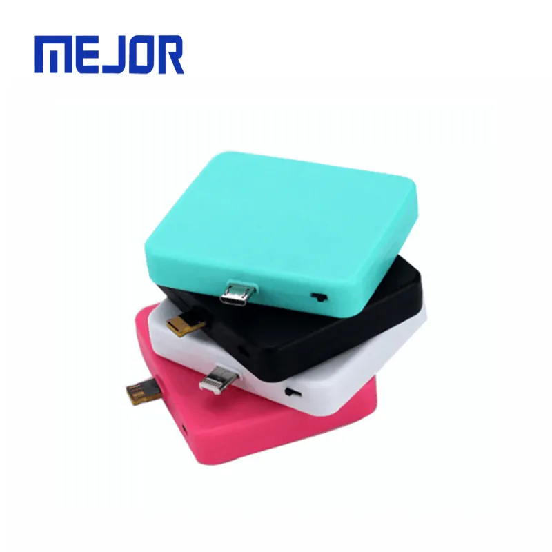 Emergency mini 1 portable Power bank 1500mah Smart phone charger One Time Use disposable powerbank