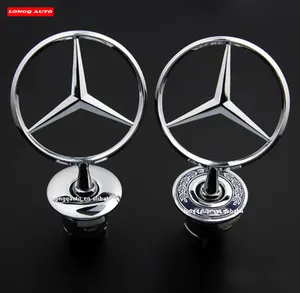 Un 2218800086 de capucha star logo emblema para MERCEDES W124 W140 W203 W204 W211 W212 W213 W220 W221 W222 2108800186 1248800186