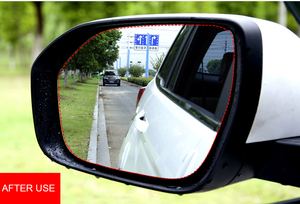 2 pièces/ensemble <span class=keywords><strong>Film</strong></span> hydrophobe étanche pour rétroviseur de voiture Anti-buée Anti-pluie pour fenêtre de voiture - Product Image 3
