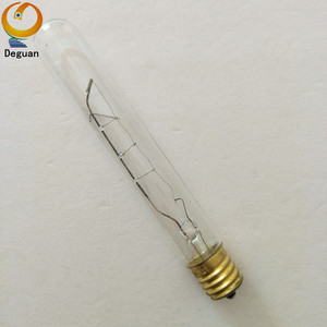 Ámbar/Borrar vidrio T20 cosecha colgante luz 130 V 25 W restaurante <span class=keywords><strong>Vintage</strong></span> lámpara de mesa lámpara del tubo - Product Image 4