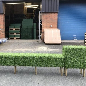 Fournitures de jardin aménagement paysager verdure artificielle buis avec jardinière - Product Image 3