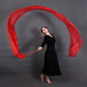 Meilleures ventes Willyoung – Longues écharpes de <span class=keywords><strong>danse</strong></span> orientale en soie pour femmes, idéales pour la <span class=keywords><strong>danse</strong></span> <span class=keywords><strong>rythmique</strong></span> et le torsion - Product Image 1