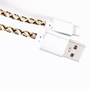 Llegada de <span class=keywords><strong>un</strong></span> nuevo material de cobre super velocidad de usb <span class=keywords><strong>a</strong></span> color mezclado cable de cargador usb trenzado - Product Image 1