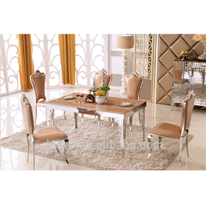 Unique design moderne de luxe table à manger marbre ensemble - Product Image 1
