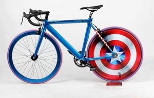 Envío gratuito en todo el mundo Popular Capitán América <span class=keywords><strong>de</strong></span> <span class=keywords><strong>bicicleta</strong></span> <span class=keywords><strong>de</strong></span> engranaje fijo 700C Fixie <span class=keywords><strong>de</strong></span> aluminio 6061 marco fixie <span class=keywords><strong>bicicleta</strong></span> <span class=keywords><strong>de</strong></span> <span class=keywords><strong>pista</strong></span> <span class=keywords><strong>de</strong></span> <span class=keywords><strong>bicicleta</strong></span> - Product Image 3