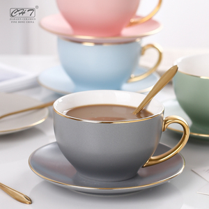 <span class=keywords><strong>Tazas</strong></span> de café y Capuchino personalizadas de cerámica para uso comercial, café, té inglés, restaurante, para <span class=keywords><strong>desayuno</strong></span>, con logotipo impreso - Product Image 2