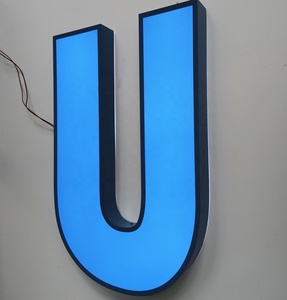 De hecho al aire libre iluminado signos de la letra de canal led - Product Image 1