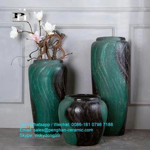 Fatti a mano di grandi dimensioni in <span class=keywords><strong>ceramica</strong></span> di tromba <span class=keywords><strong>vaso</strong></span> per la cerimonia nuziale - Product Image 2