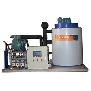 5 t/día de agua de refrigeración de máquina de hielo en escamas Filipinas precio de <span class=keywords><strong>la</strong></span> máquina para de almacenamiento de pescado - Product Image 1
