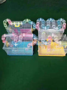 Mini <span class=keywords><strong>Casa</strong></span> <span class=keywords><strong>de</strong></span> mascotas animal <span class=keywords><strong>Casa</strong></span> <span class=keywords><strong>de</strong></span> alambre <span class=keywords><strong>de</strong></span> metal <span class=keywords><strong>de</strong></span> las jaulas <span class=keywords><strong>de</strong></span> hámster con tubo <span class=keywords><strong>de</strong></span> transporte <span class=keywords><strong>de</strong></span> mascotas casas - Product Image 6