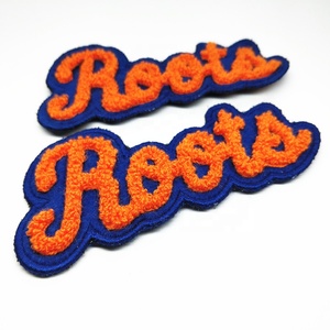 ファッション柔術デニムジャケット服パッチ刺EmbroideryカスタムPVCシェニール生地3Dレーザーカット、ロックボーダーアイアンオン100PCS - Product Image 1