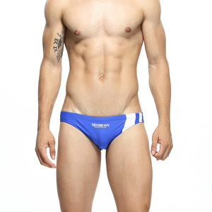 Calzoncillos de baño de cintura baja para <span class=keywords><strong>hombre</strong></span> personalizados calzoncillos de algodón elastano para <span class=keywords><strong>hombre</strong></span> traje de baño de entrenamiento al por mayor - Product Image 3