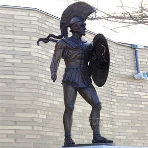 Gran Esparta héroe bronce Guerrero griego Leónidas estatua escultura - Product Image 1