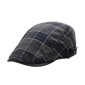 Tartanista-Berretto scozzese Glengarry - 100% lana - Nero