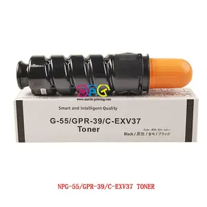 Cartucho vazio e acabado de toner, C-EXV37/NPG-55, para canon imagerunner GPR-39/ADV-400 500/1740i/1730i/IR-1750I/1750, 1740/1730