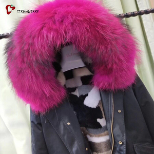 La ropa de las mujeres proveedor Trench <span class=keywords><strong>abrigo</strong></span> de piel de visón Parka mujer para invierno - Product Image 4