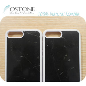 Personalizado nuevo diseño negro personalizado brillante Real mármol teléfono caso para teléfono 7 8 X - Product Image 1