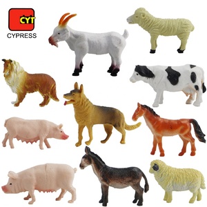 Cheap ShanTou Realistic <strong>Farm</strong> Plastic Animal Model Toy <strong>Set</strong> With Mat - Product Image 2