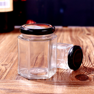 Respectueux de l'environnement alimentaire clair bocal en verre hermétique pour la mise en conserve miel, <span class=keywords><strong>cornichon</strong></span> en verre pot - Product Image 5