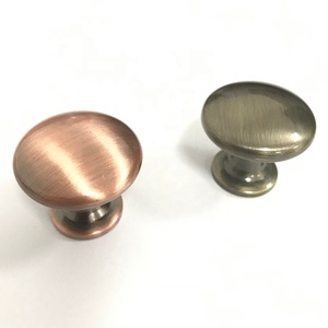 Antique Bronze and <strong>Copper</strong> Furniture Cabinet and Kitchen Cupboard Zinc Alloy Round <strong>Knob</strong> - Product Image 1