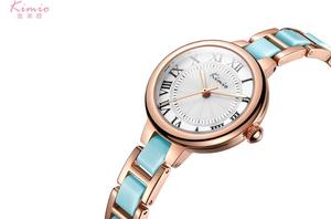 De las mujeres de moda Ginebra relojes de acero inoxidable de Japón potenciometro movt vertical - Product Image 2