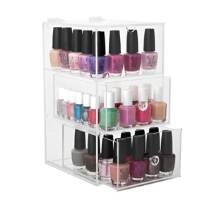 Rõ ràng acrylic nail polish lưu trữ tổ chức hộp - Product Image 1