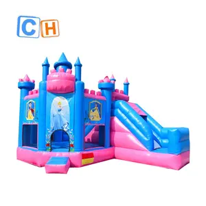 CH Inflatable Princess Bouncy Castle Inflatable Bounce House Jump House Inflatable Bouncer